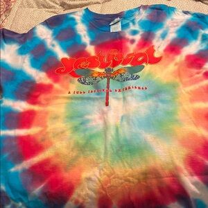 Colorful YEStival YES Tie-Dye T-Shirt